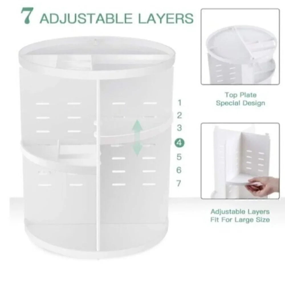 360 Rotating Makeup Organizer